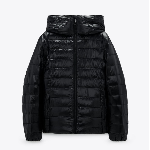 Zara Reversible Padded Jacket - Black - XL - Picture 4 of 9